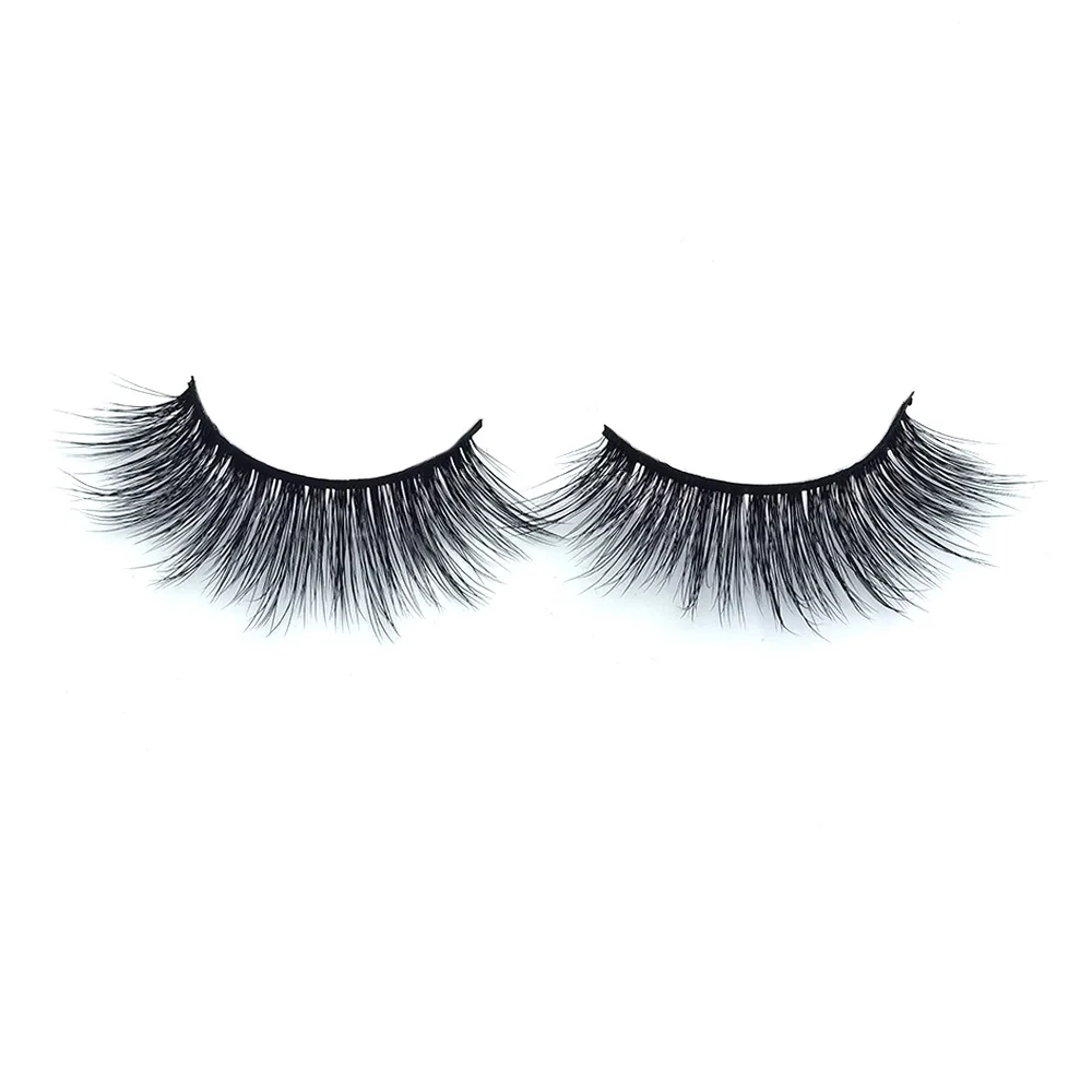 

Private Label Wholsale New Style Wispy Soft Natural 3D False Silk Synthetic Mink Eyelashes