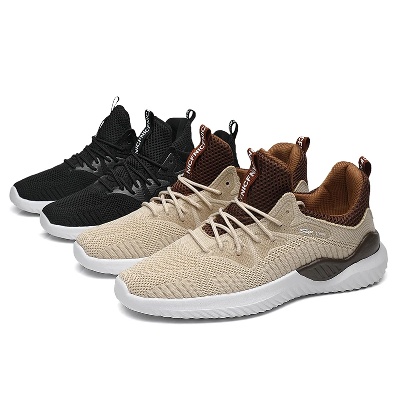 

Wholesale cheap men and women's summer stylish knitted walking sport shoes light weight quanzhou