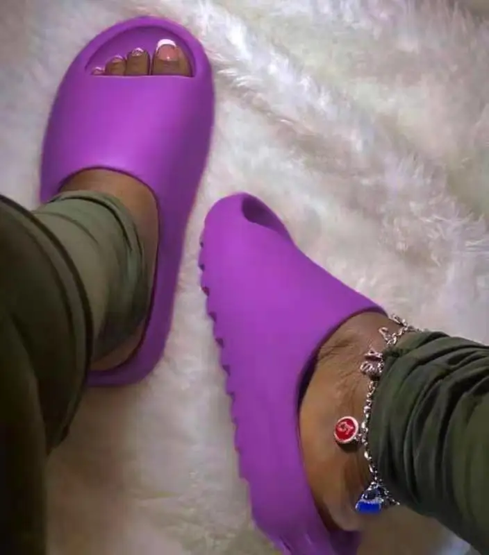 

Factory Originals Yeezy 2021 slide 350v2 purple yeezy slide slippers sports running sneakers for men women kids