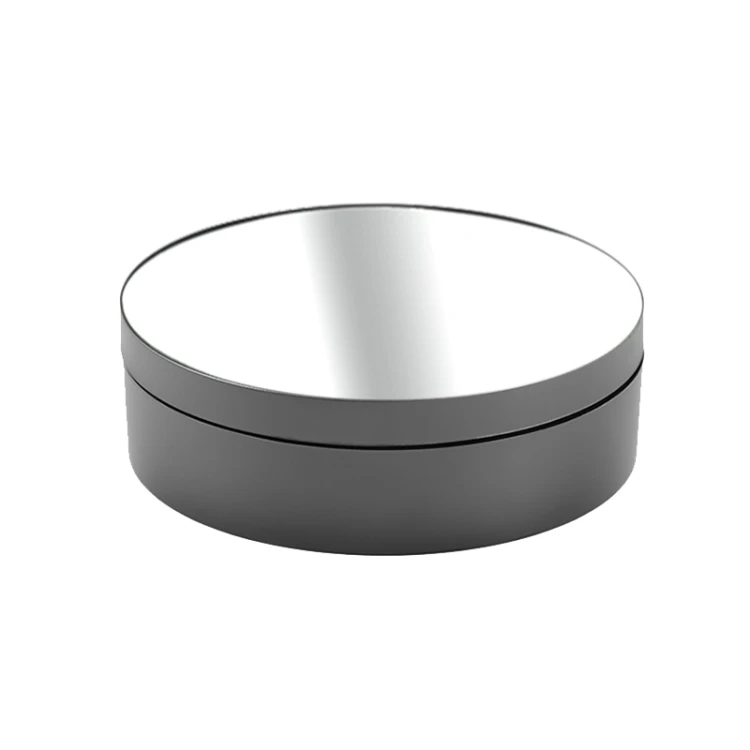 

360 Degree Jewelry Display Turntable 12cm Mirror Turntable Display Stand Electric Rotating