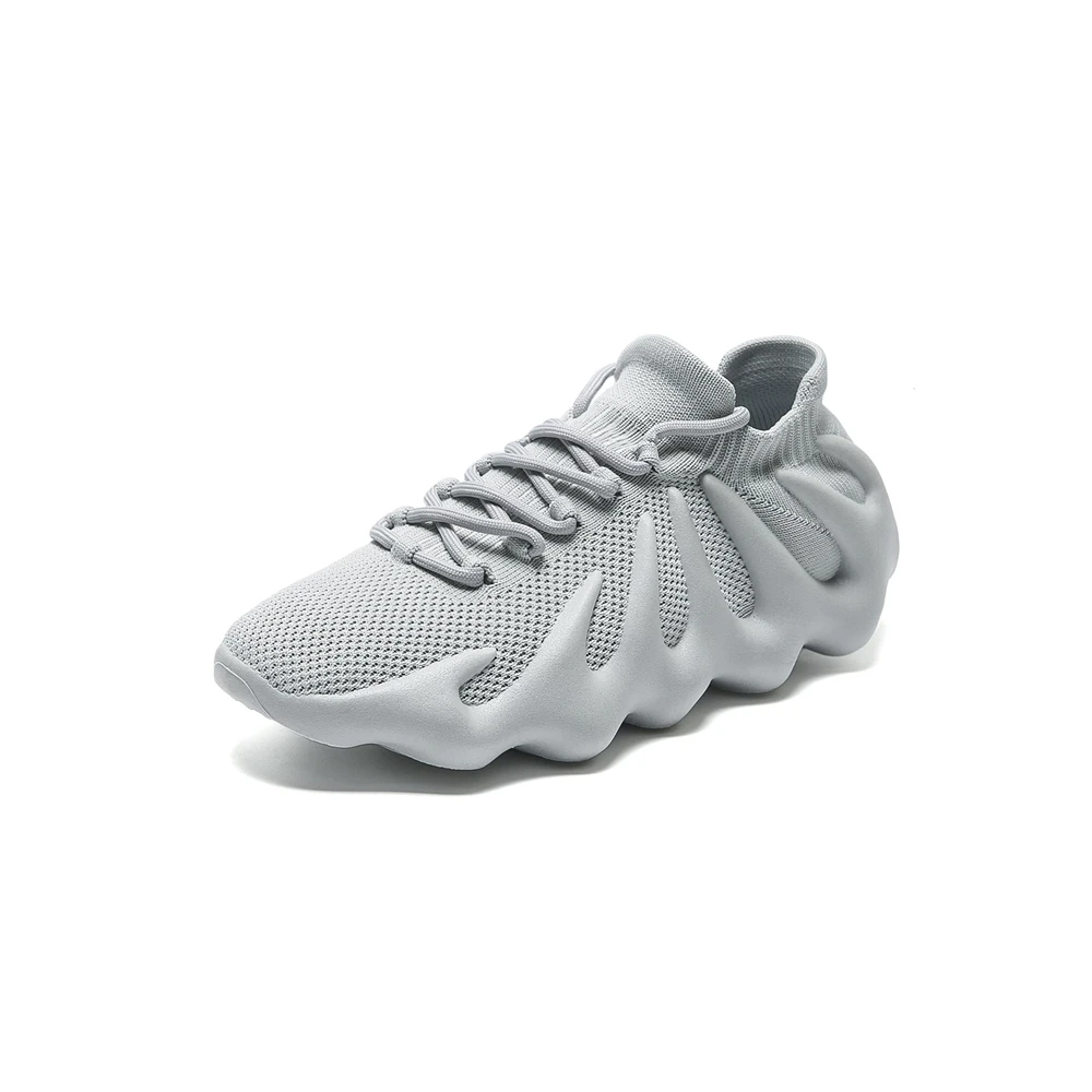 

New trend hand made yeezies custom sneakers shoes sport football mesh breathable casual shoe for male