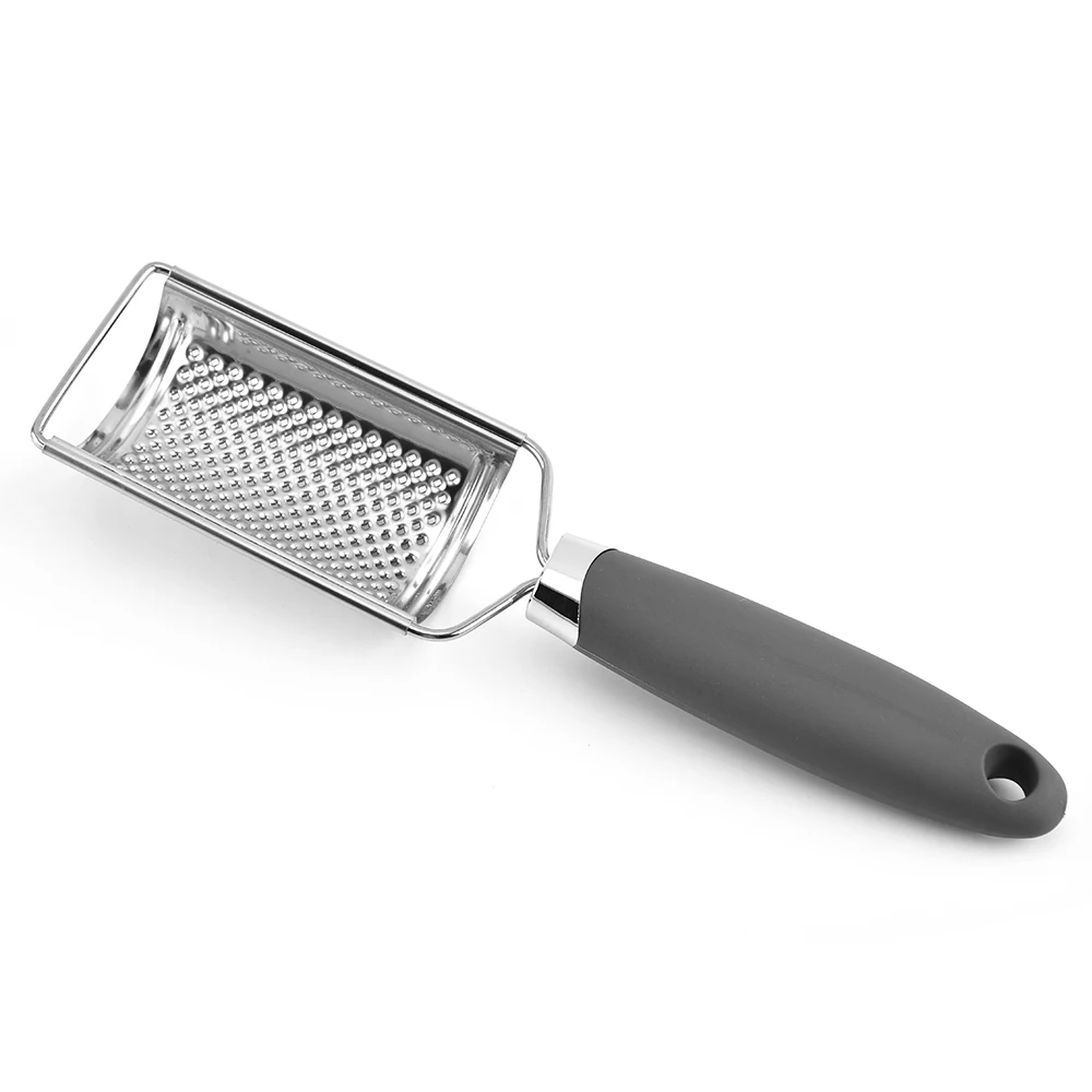 
America hot selling unique design in stock stainless steel 3pcs grater set with cleaning brush 