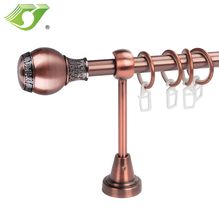 Custom Ceiling Mount Adjustable Round Metal Curtain Pole Buy Metal