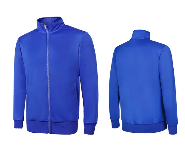 

2021 New Custom Men Zipper Jacket Adult Stand Collar Coat Men No Zipper Sweatshirts For Male Man Solid Clothing Plus Size XL 3XL