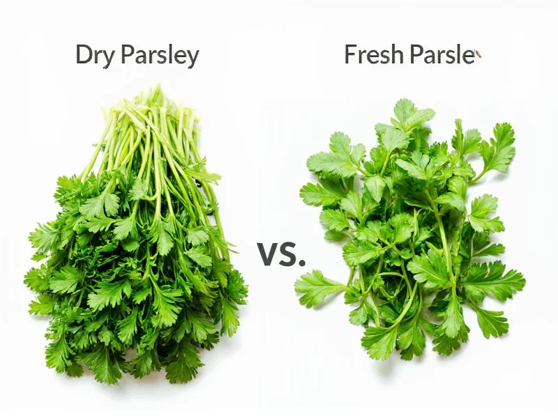 Dry to Fresh Parsley Conversion: Exact Measurements