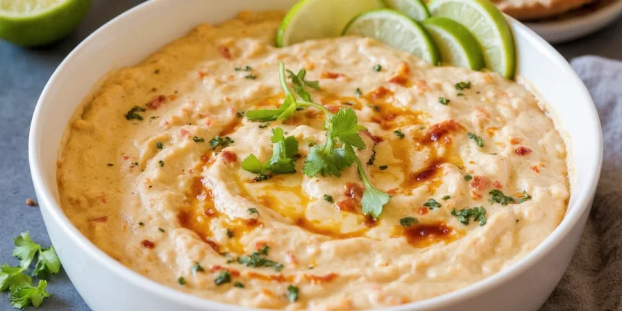 Making ranch dip step by step