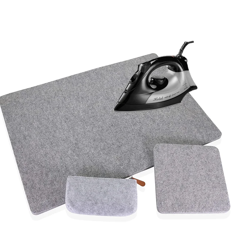 
100% New Zealand Wool Ironing Mat 17*24' Portable Pressing Board Pad 