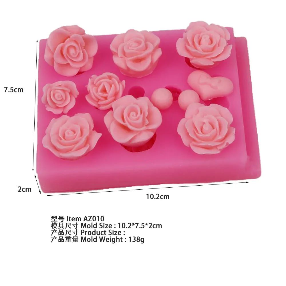 

Stereo flower silicone mold AZ010