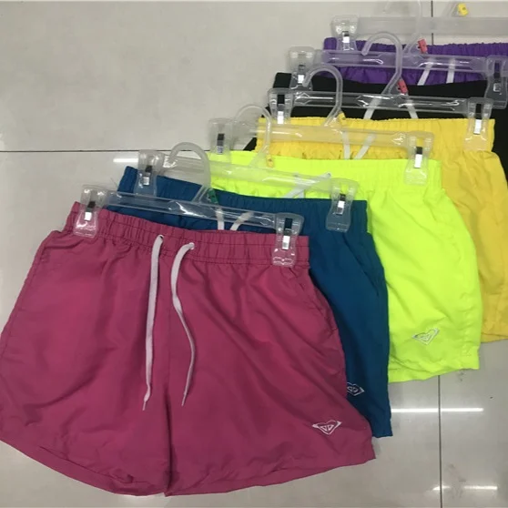 

1.3 USD WK152 Factory Supply Swim Trunks Beachwear Casual Quick Dry Swimwear Women Beach Shorts, Mixed color