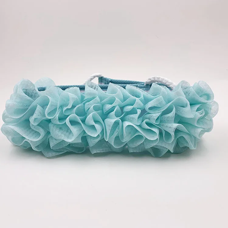 Custom Exfoliating Loofah Back Scrubber For Bath Long Mesh Sponge Body