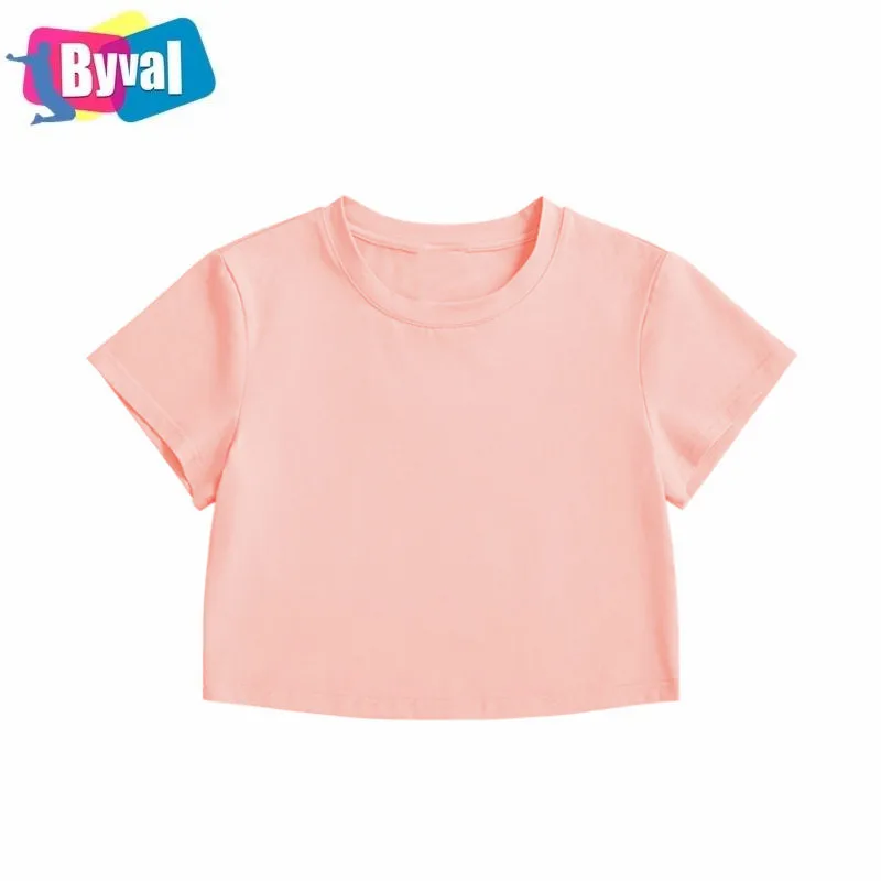 

Wholesale Summer Oversize Blank Top Custom Cotton Casual Short Sleeve Women Crop Top Gym T-shirt, Customized color