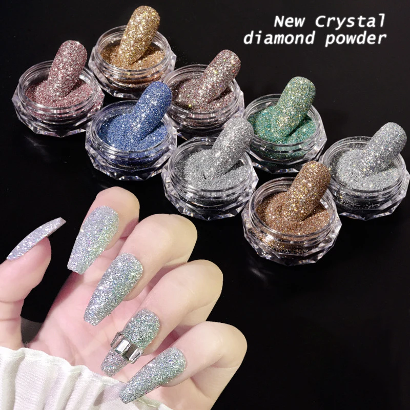 

High Light Super Bright Crystal Diamond Glitter Nail Powder