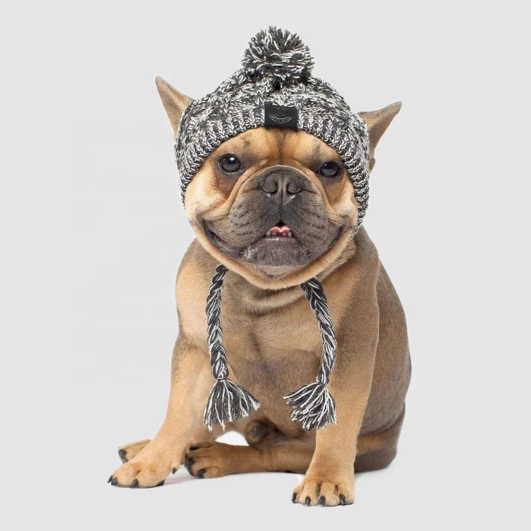 

Winter Wool Knitting Hat Cozy And Comfortable Autumn Winter Wool Knitted Pet Hat For Dogs