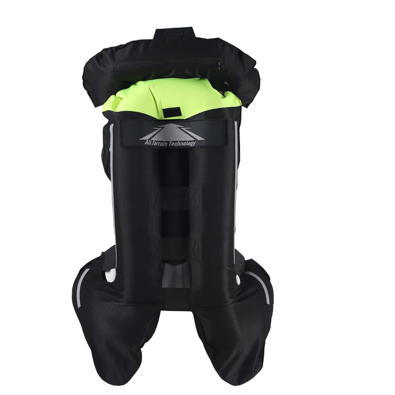 

Moto Air Motorcycle Safety Airbag Vests Effectiveness Crash Test, Green,black