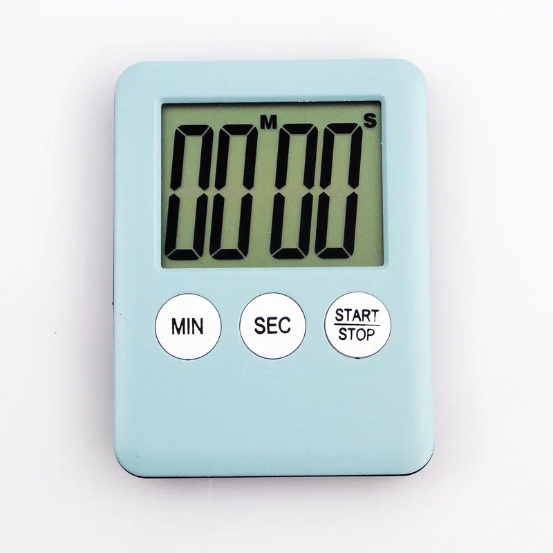 

Customization LCD Kitchen Small Digital Mini Magnet Cooking Timer with Alarm Cooking Baking Countdown Countup Function, White,blue,red,black,pink