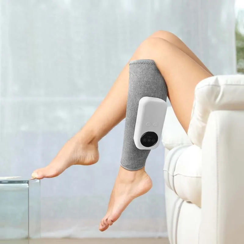 

Heat Vibration Leg Massager For Circulation And Relaxation Air Compression Leg Massager