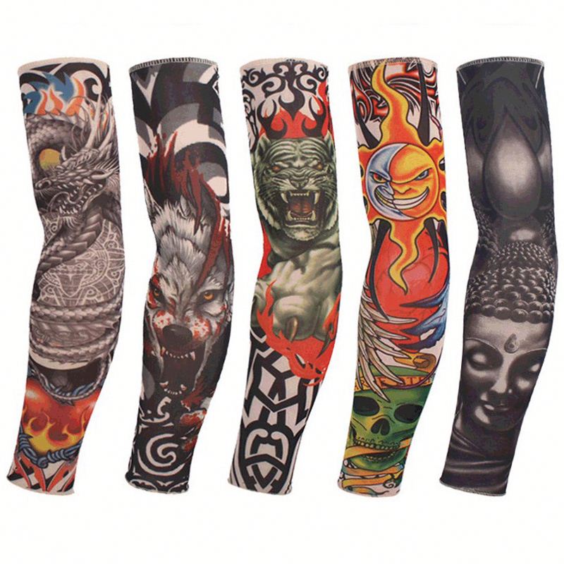 

Wholesale Custom UV Protection Full Arm/Leg Tattoo Sleeves, Multi patterns
