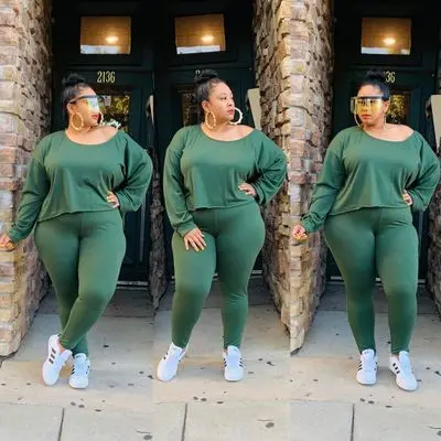 

E03 Two Women Sets Clothes Outfits Pieces Fashion Casual Vendors Clothing Plus Size Outfit Sexy Trendy Womens Pants 2 Piece Set, Picture color