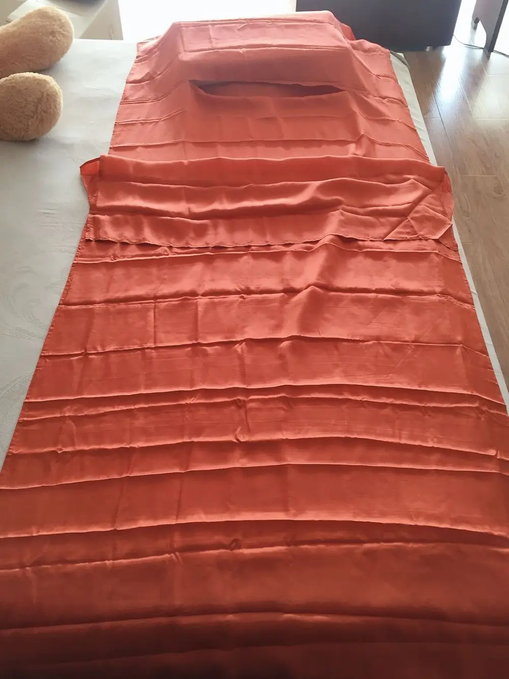 丝绸睡眠班轮户外旅行单一尺寸纯