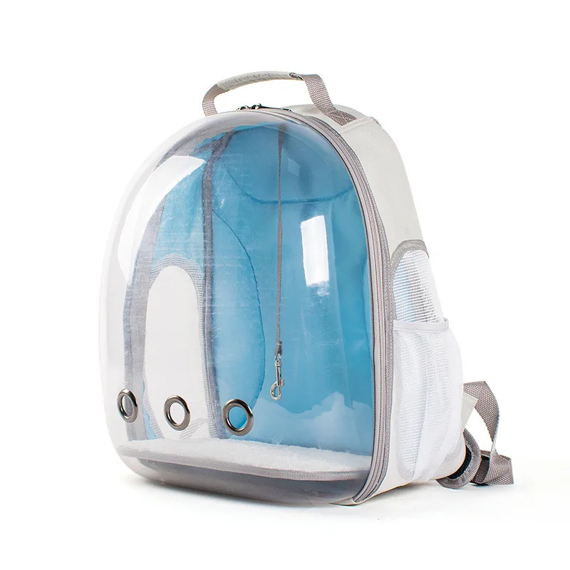 

Outdoor pet portable space bag transparent breathable dog and cat portable backpack