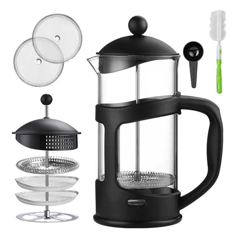 

Wholesale Amazon Hot Coffee French Press Maker And Kitchen Accessories Coffee Plunger Maker French Press