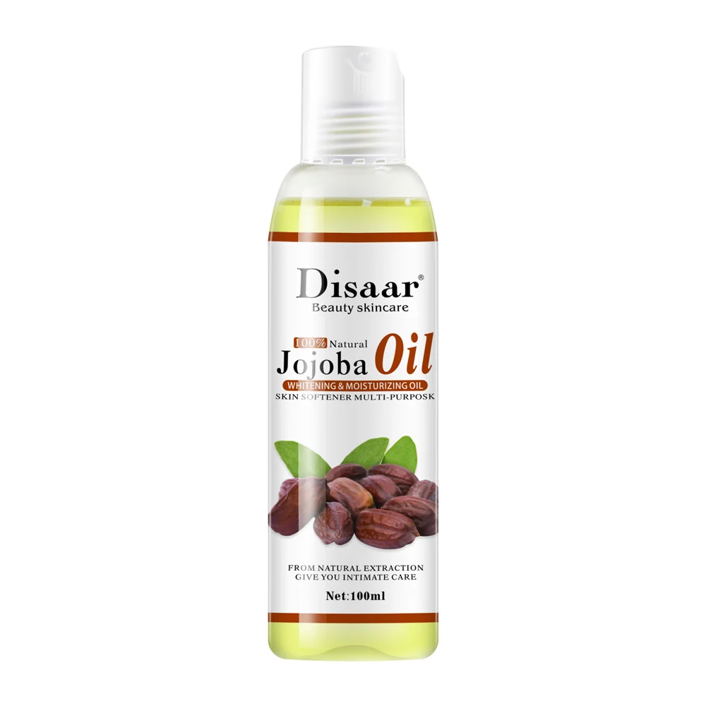 

Hot Sale 100% purity Organic Jojoba oil plant extract carrier jojoba oil body oil in stock