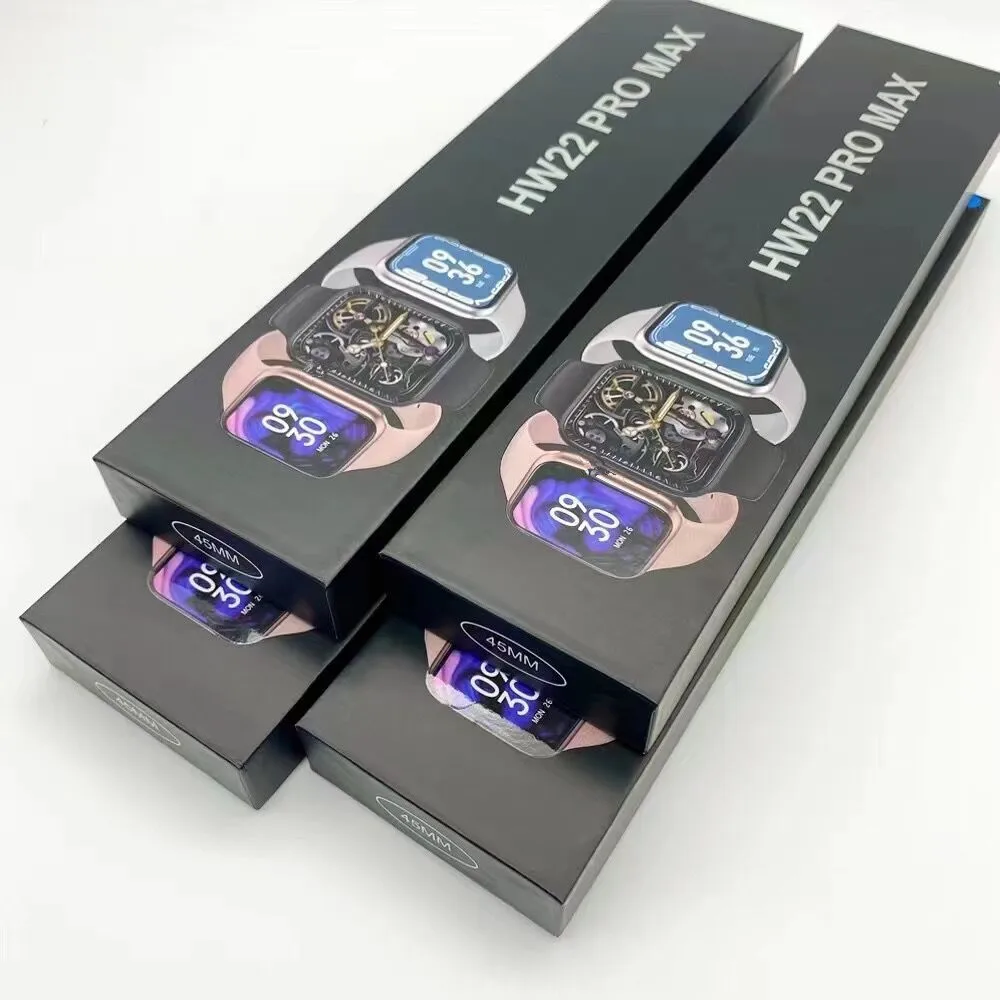 

2022 Hot selling smart watch HW22 pro max 1.75 reloj intelligent iwo 13 RDfit series 6 7 Hw22pro plus smartwatch for man women, Customized colors