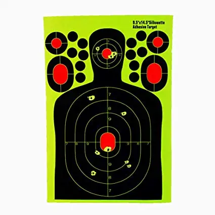 

Free Sample  Reactive Self Adhesive Archery Paper Sticker Splatter Shooting Target