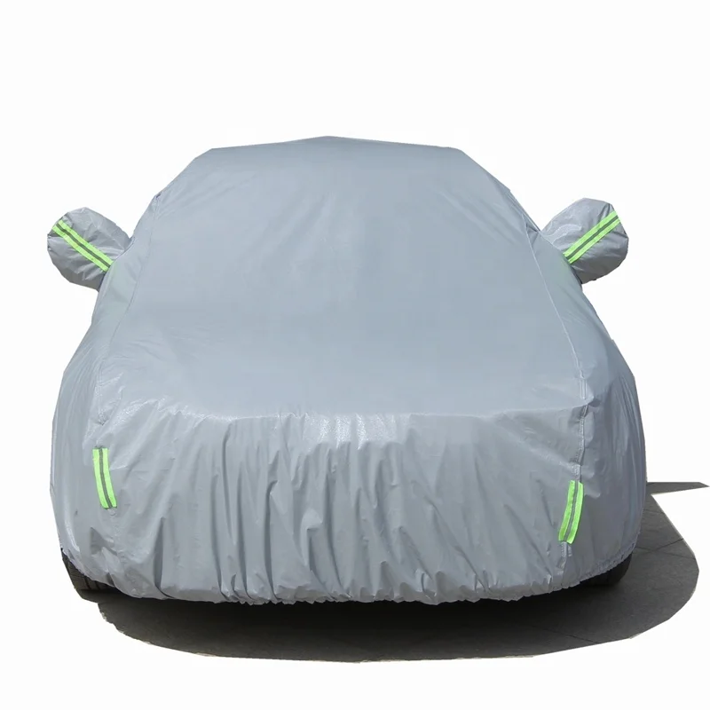 
High Quality Custom Logo Sun Protection Waterproof Anti-Dust 3 Layer PEVA Outdoor Car Full Cover 