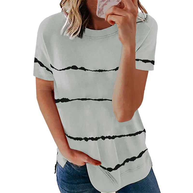 

Women Clothing Ladies Apparel Plus Size T Shirt Summer Casual Tee Top