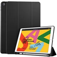 

Slim Leather Case for iPad 10.2'' 2019, Auto Sleep/Wake,Viewing/Typing Stand Case, Flexible TPU Back case