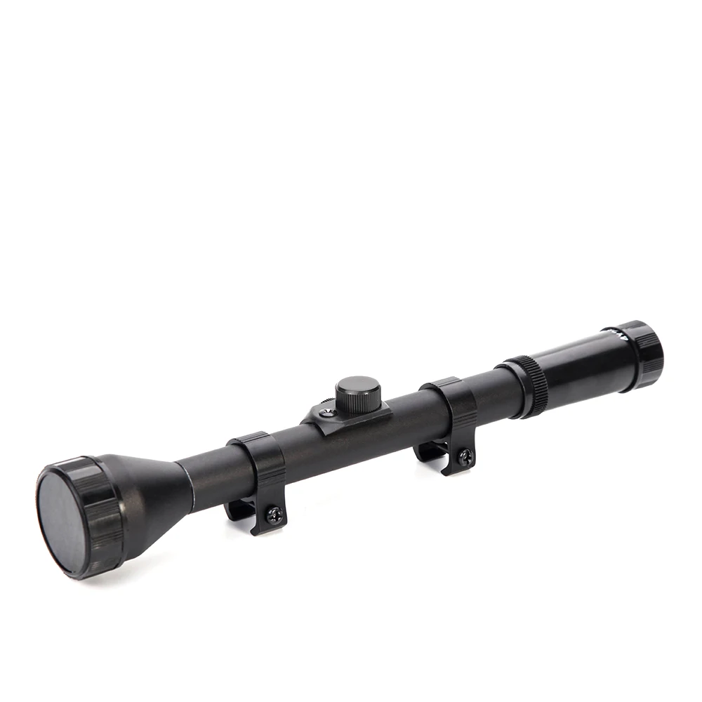 

LUGER 4X28 Hunting Optical Sight Riflescope For Airsoft Guns Tactical Game Rifle Scope Fit 11mm Rail Telescopic Sniper Scope, Black