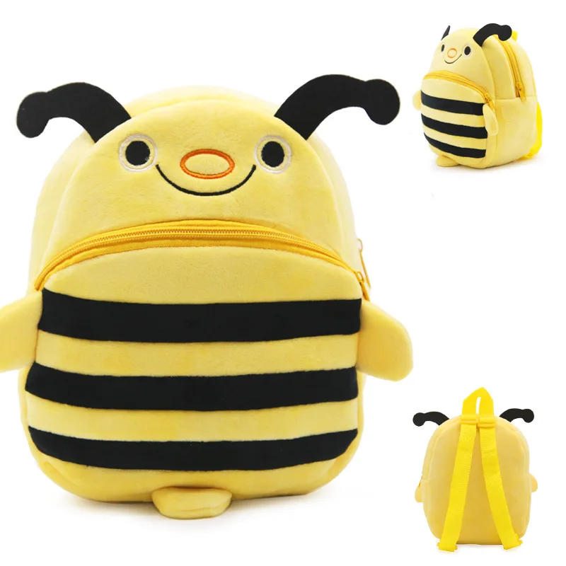 

Preschool Backpack with Little bee pattern Little Kids Teddy Toddler Backpack Snack Travel Mini Bags, Customized