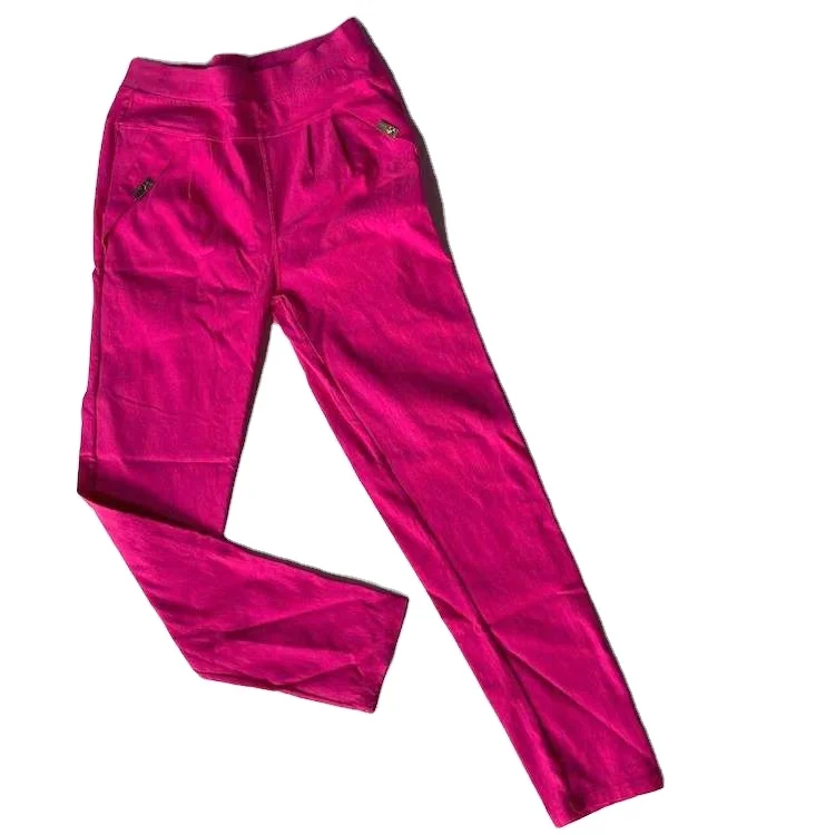 

Low MOQ second hand used ladies trousers cotton pants with cheap price, Mixed