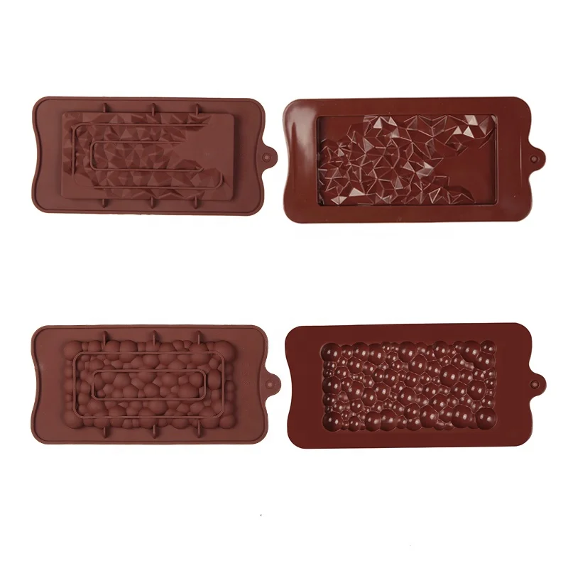 

Silicone Mold Non-Stick 3D Chocolate Candy Molds DIY Candy Chocolate Bar Mould Cake Decoration Tools Kitchen Baking Accessories