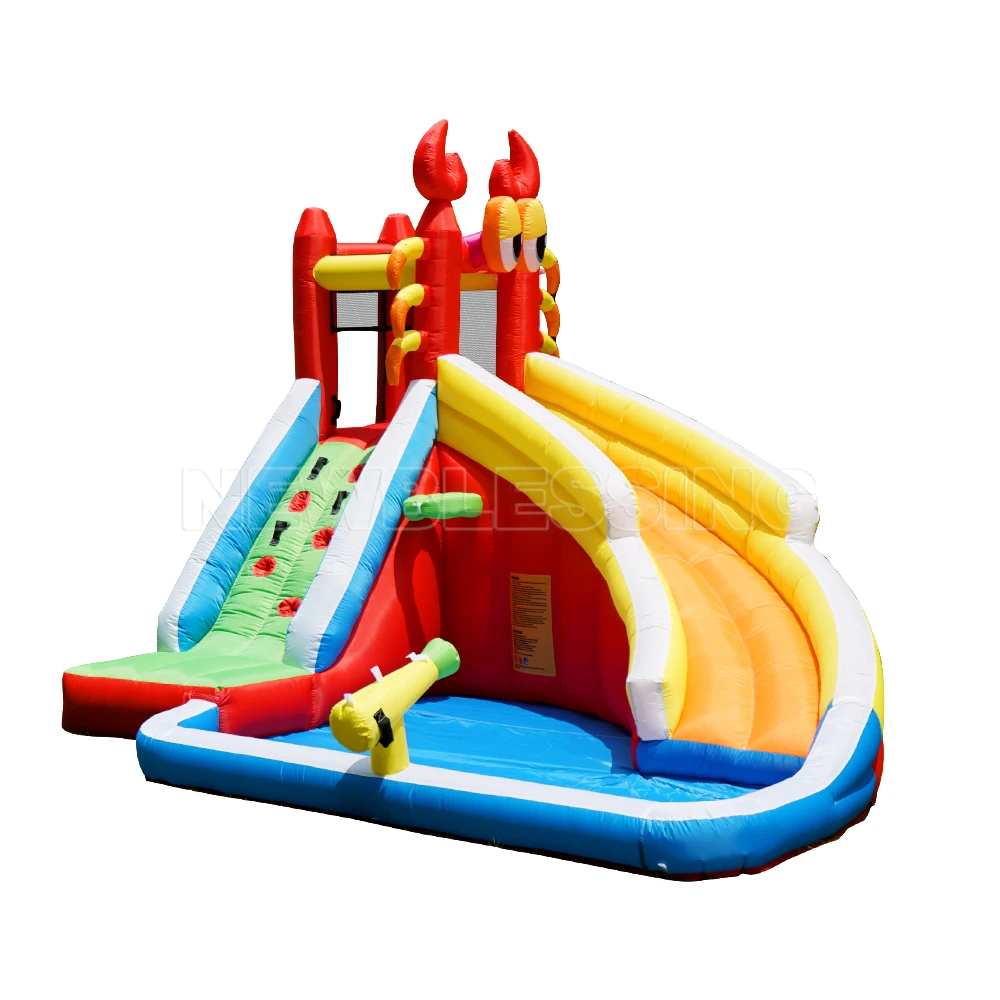 Oxford Cloth Indoor Inflatable Bounce Castle Small Jump Inflatable House Castle Jumper Bounce House With Slide Home Use