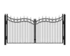 Round corner sliding Aluminum gate