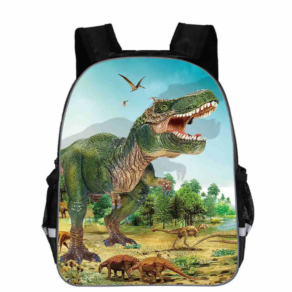 

wholesale price custom logo dinosaur boy's backpack children kids school bookbag sublimation bags, Customized kids school bags backpack