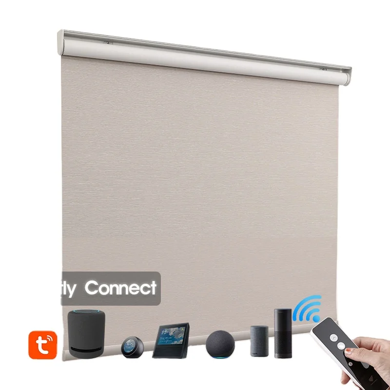

Deyi Smart roller blinds electric outdoor motorised shade, Customized color