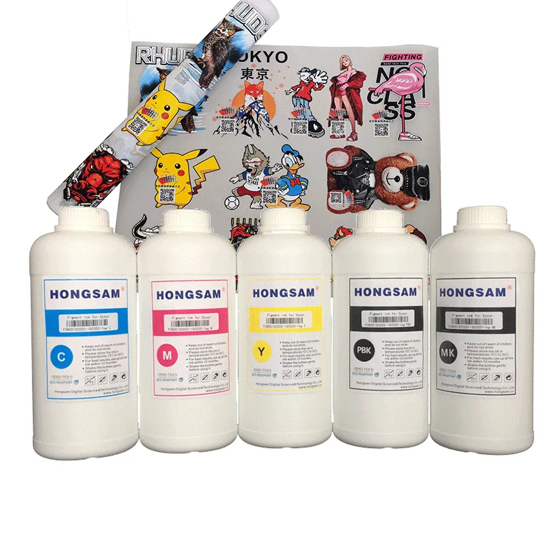 One Stop Solution Provider 1000ml Dtf Ink Manufacturer for Clothes Hoodies Tshirts Jeans Printing