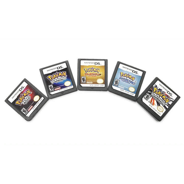 

Retro Nostalgia SoulSilver HeartGold Platinum Pokemon Game Cards For Nintendo DS NDS NDSL 3DS 3DSLL