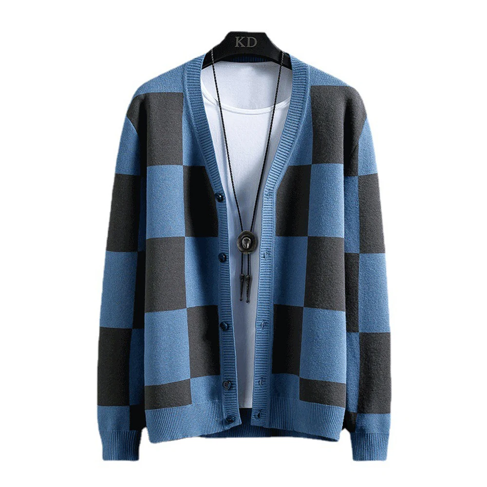

Popular fashion crop top christmas custom knit men's cardigan sweater mantel, Customized colors