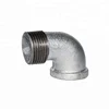 ANSI standard gi pipe fitting names and parts CE 92 M/F elbow white malleable iron fitting