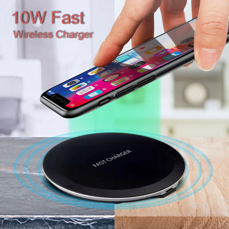 

OEM ODM customized universal 10W portable desktop magnetic fast wireless charger for mobile phones