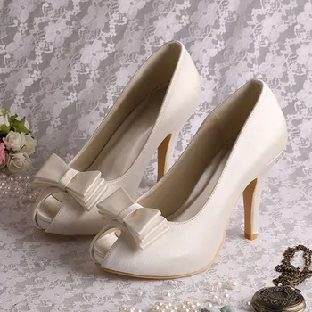 cream bridal shoes