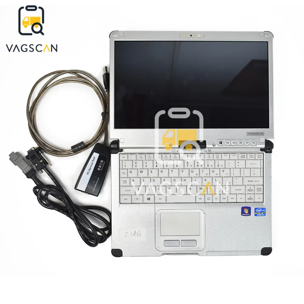 

CF C2 laptop For Hyster Yale Forklift Truck Diagnostic Scanner Ifak CAN USB interface with PC Tool