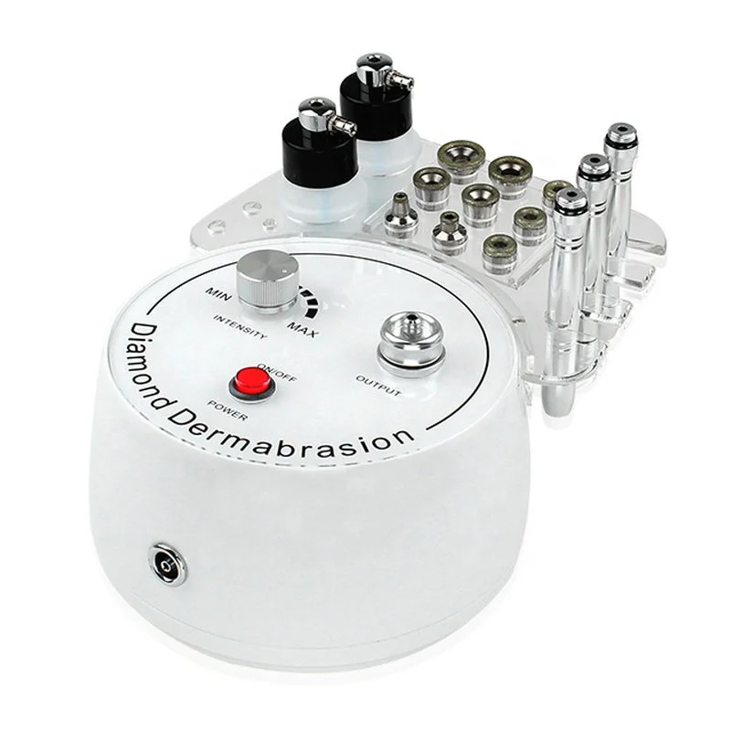 

Hydro water crystal silk peel dermobrasion machine diamond tip microdermabrasion at home, White