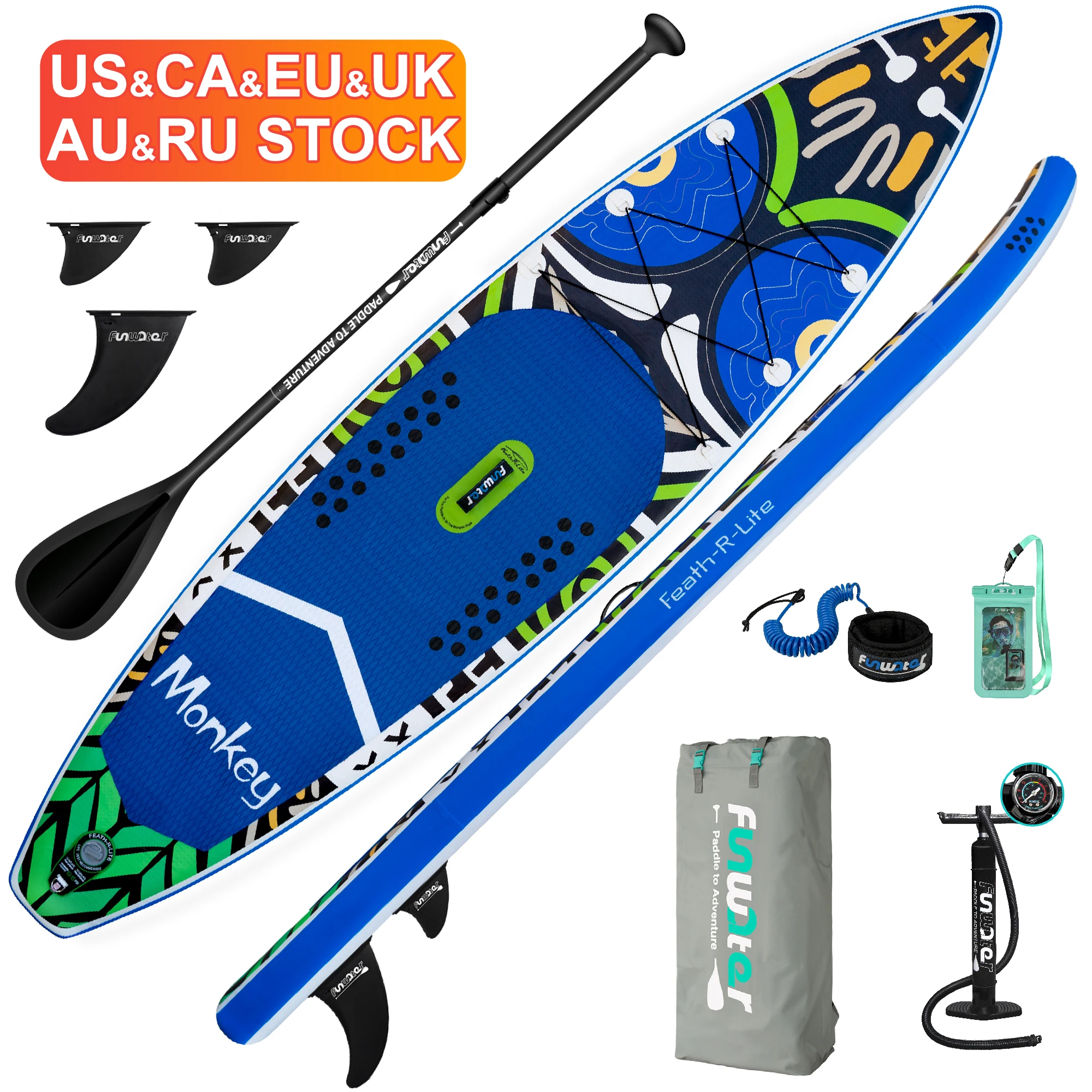 

FUNWATER Free Shipping Dropshipping Factory Supply paddle sup board waterplay surfing inflatable stand up paddle board