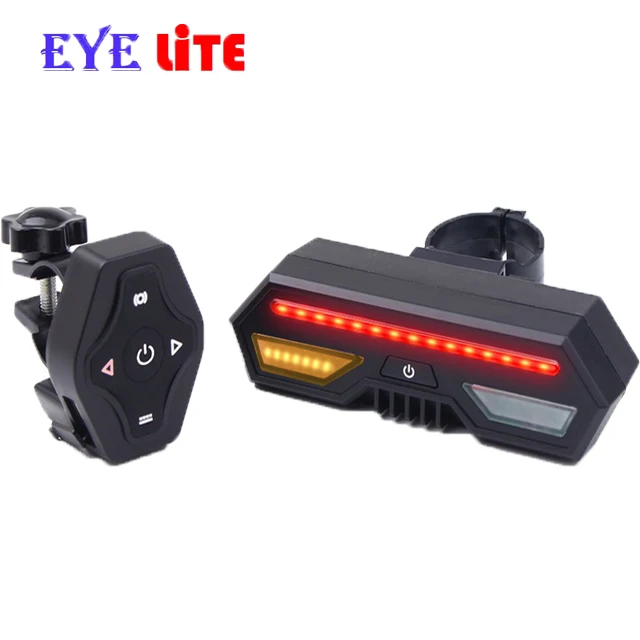
Wireless Remote Control Bicycle Rear Light IPX4 Waterproof Bicycle Turn Signal Light 