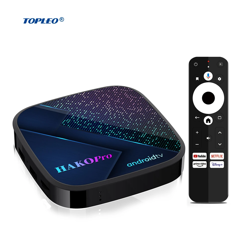 

Topleo Android 11 Tv Box 4g 32g Smart Set Top Box amlogic s905y4 8k android box tv